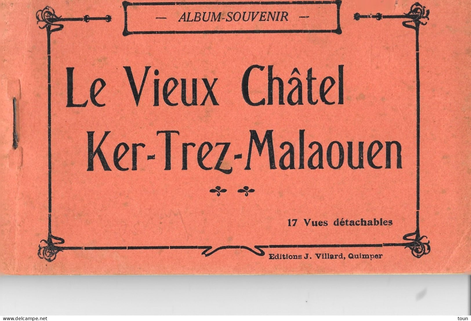 Le Vieux Châtel - Ker-Trez-Malaouen - Chateauneuf-du-Faou - Carnet Complet 17 Cartes - Plonévez-Porzay