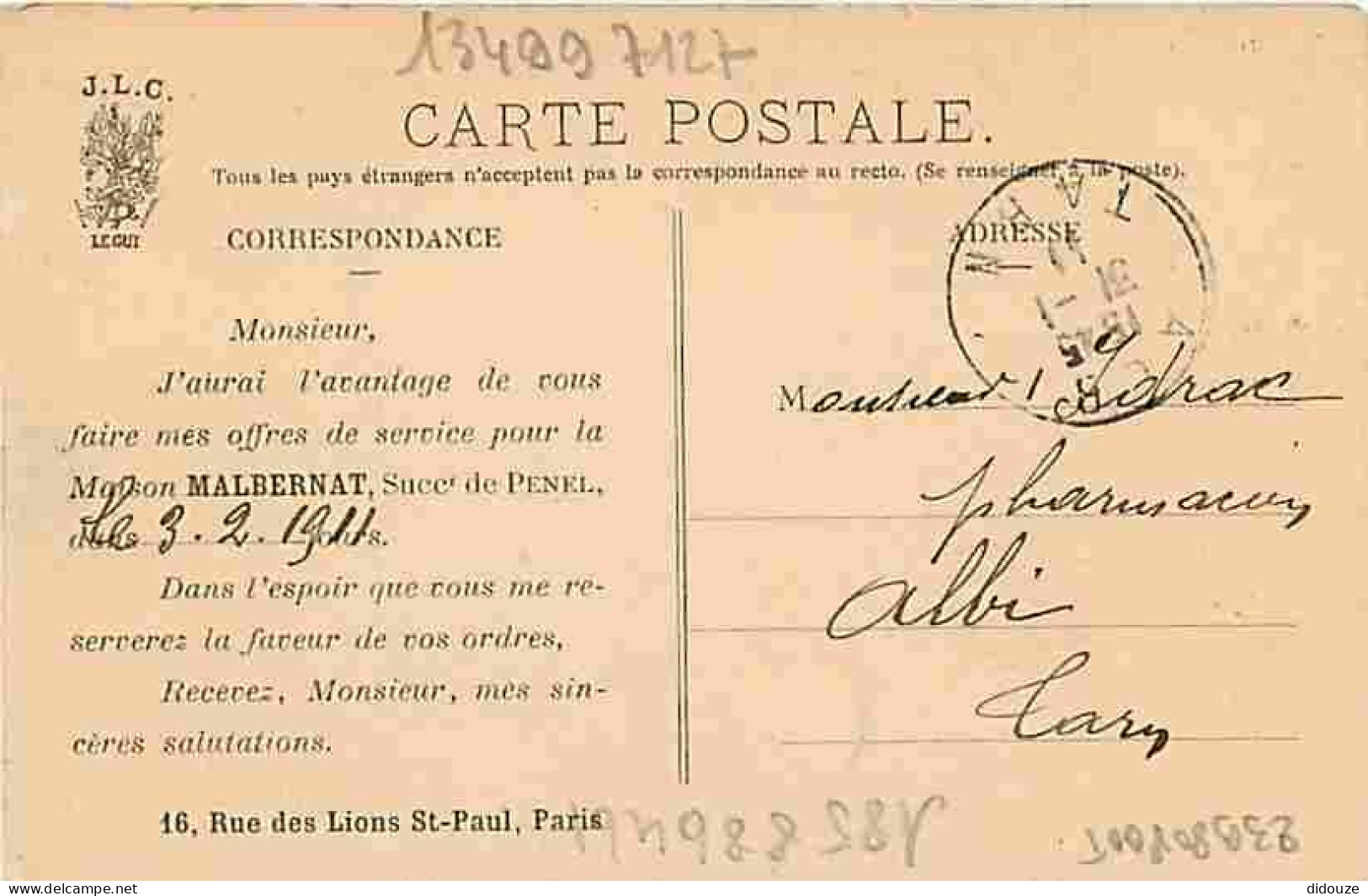 93 - Pierrefitte - L'Eglise - Animée - Oblitération Ronde De 1911 - CPA - Voir Scans Recto-Verso - Pierrefitte Sur Seine