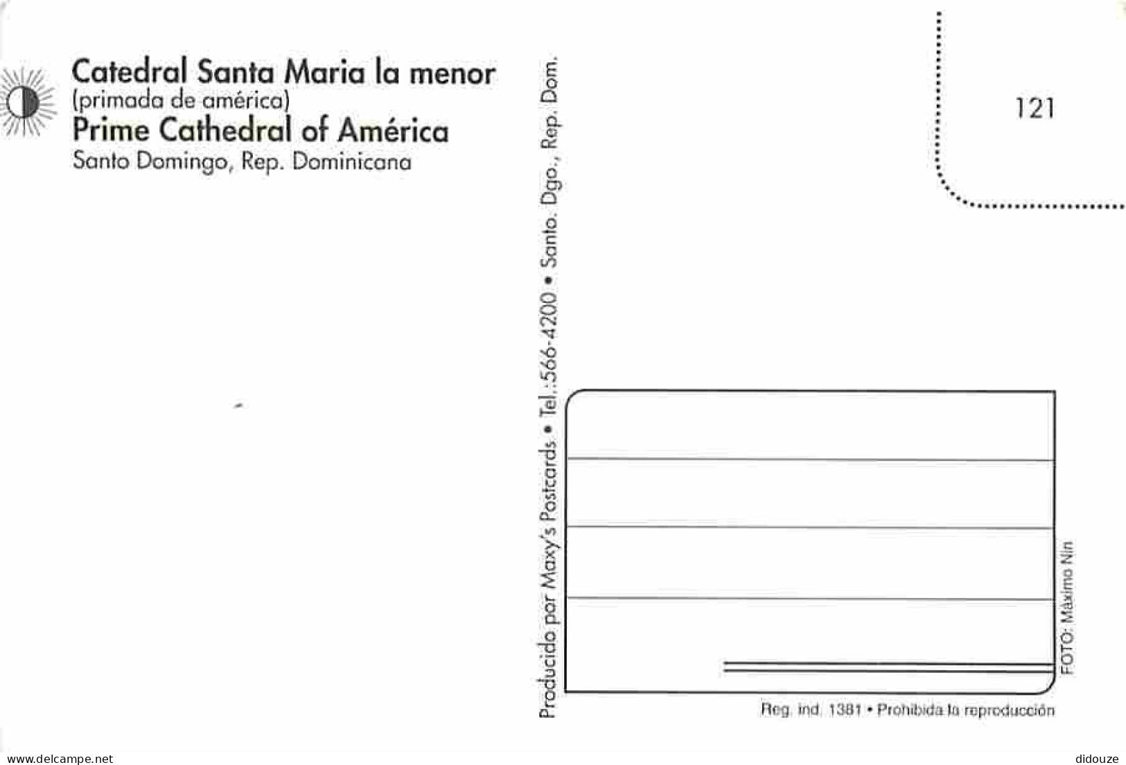 République Dominicaine - Santo Domingo - Cathedral Santa Maria La Menor - CPM - Voir Scans Recto-Verso - Dominicaine (République)