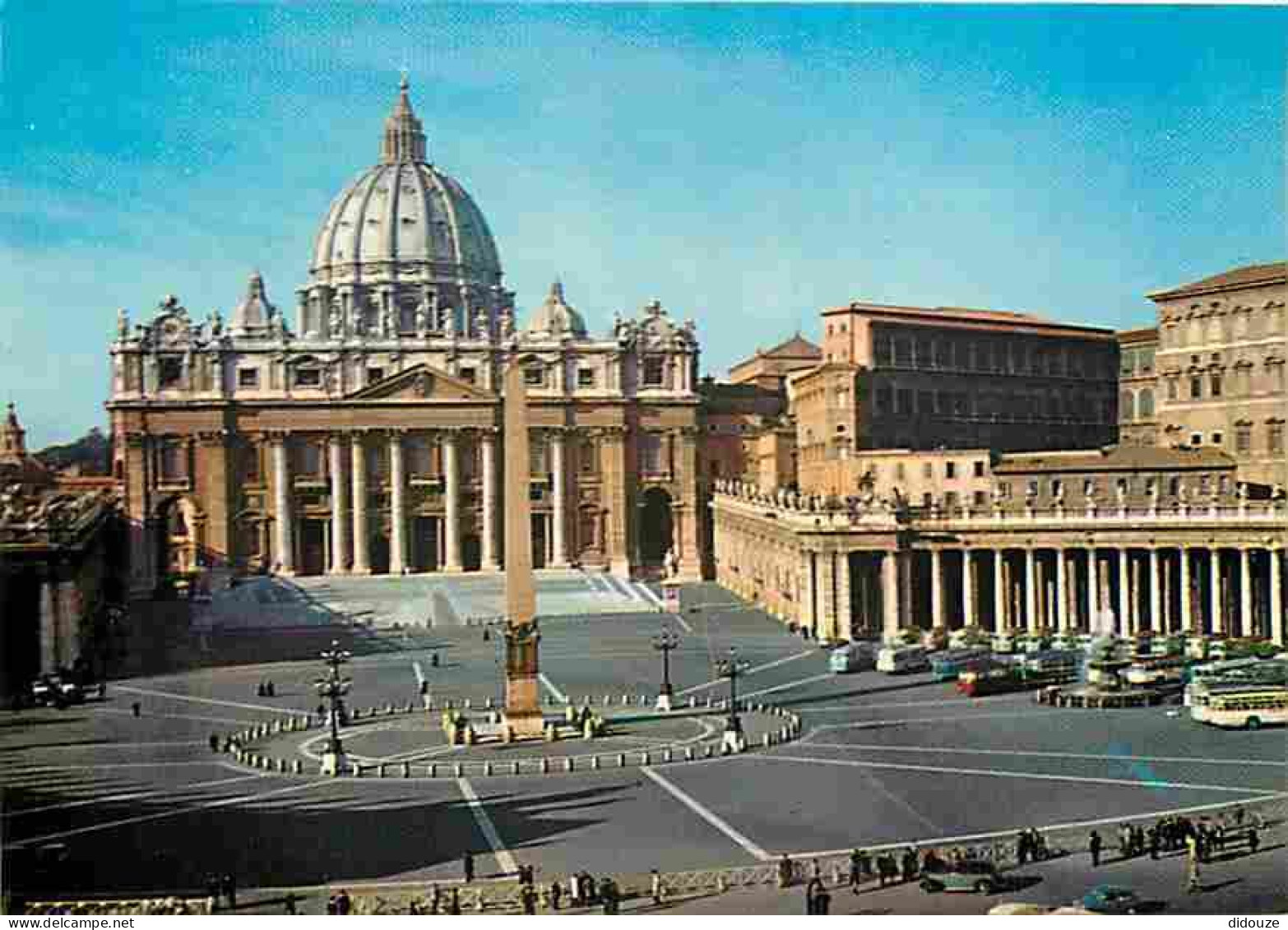 Vatican - La Basilique Saint Pierre - Automobiles - Autocar - Bus - CPM - Voir Scans Recto-Verso - Vatican