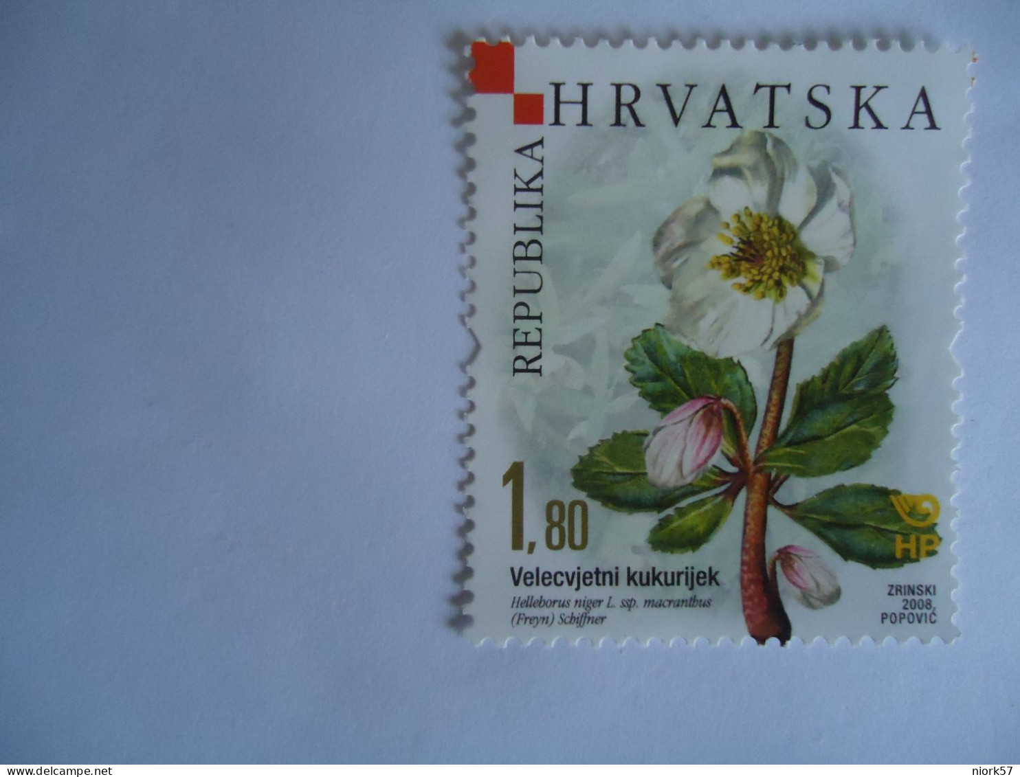 CROATIA MNH  STAMPS  FLOWERS 2008 - Croazia