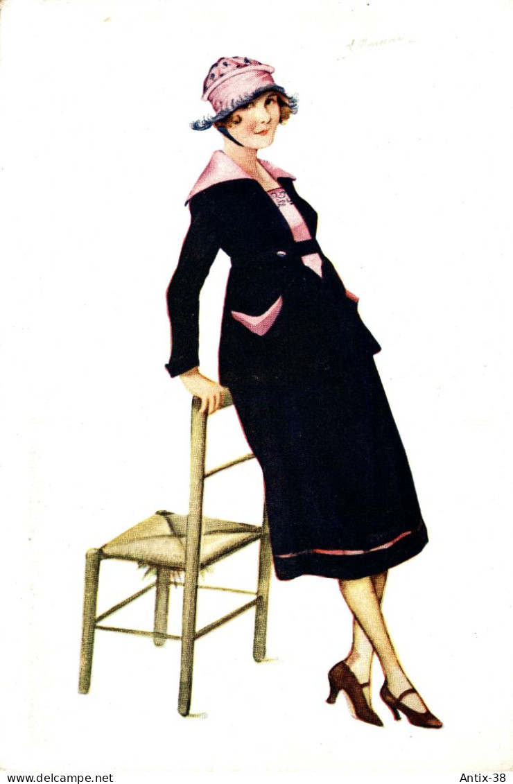 N51 - ILLUSTRATEUR - Par Suzanne MEUNIER - Parisienne à La Mode De 1917 - Meunier, S.