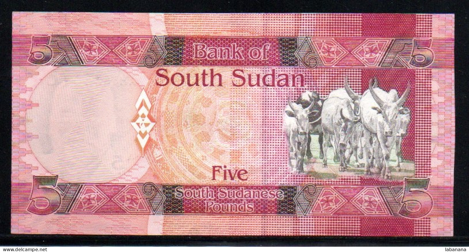 659-Soudan Du Sud 5 Pounds 2011 AH563 Neuf/unc - Soudan Du Sud