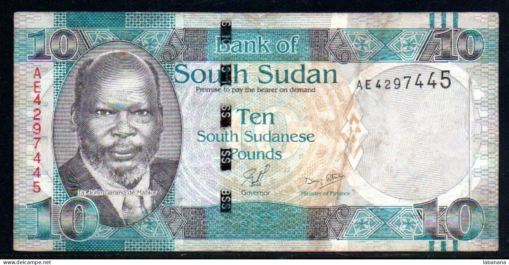 659-Soudan Du Sud 10 Pounds 2011 AE429 - Südsudan