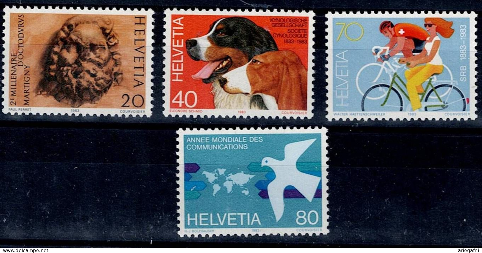 SWITZERLAND 1983 ANNUAL EVENTS  MI No 1256-9 MNH VF!! - Nuevos