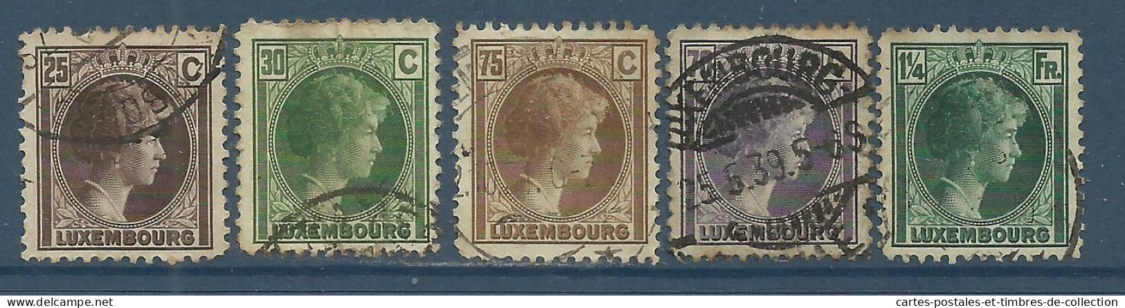 LUXEMBOURG , LOT De 5 Timbres. , Grande Duchesse Charlotte , µ - Collections