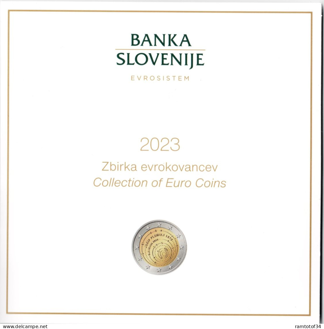 2023 SLOVÉNIE - Coffret Série Monnaies Euro (10 Pièces) BU - Slovenië