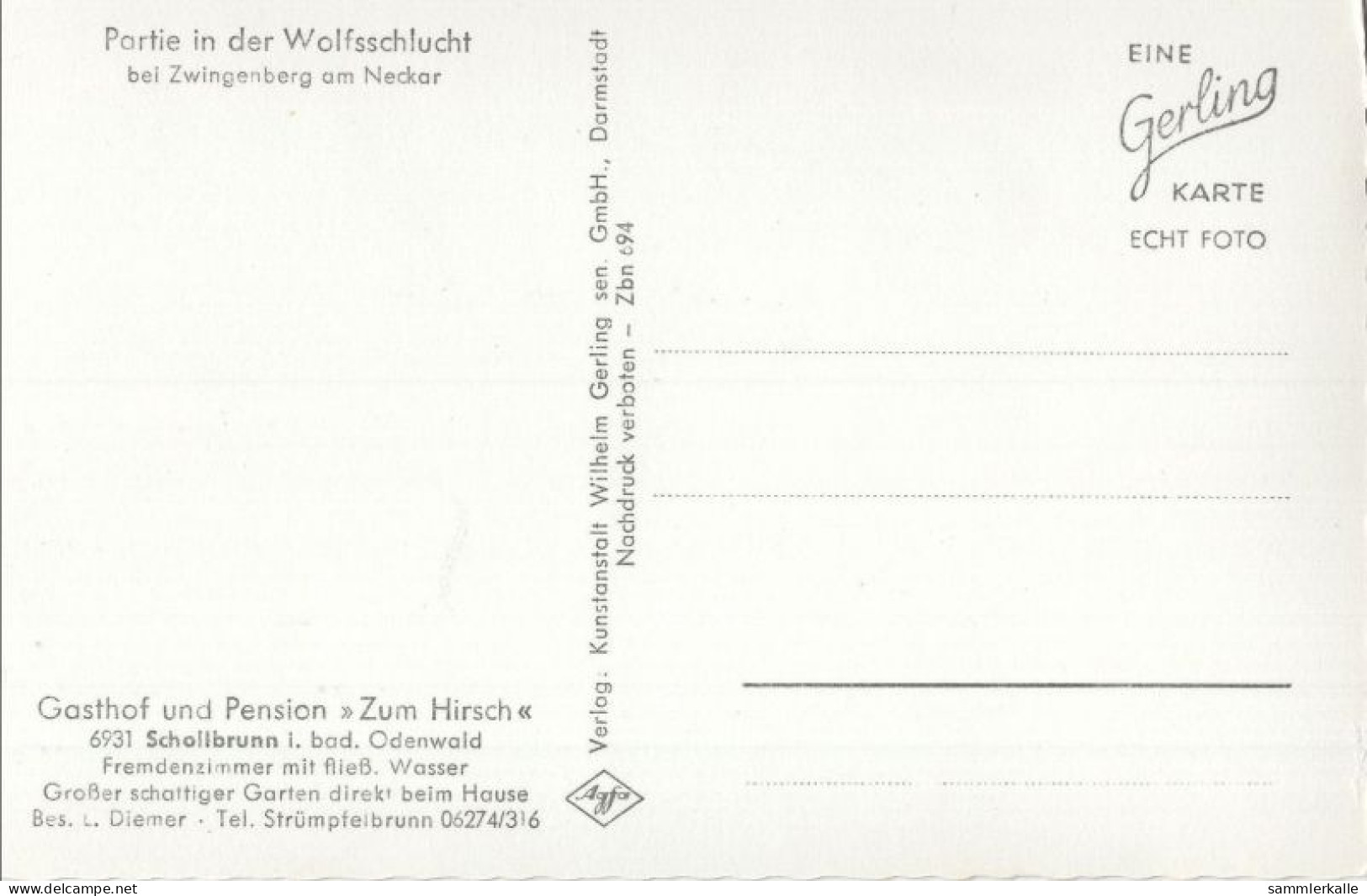 129599 - Zwingenberg (Baden) - Wolfsschlucht - Mosbach