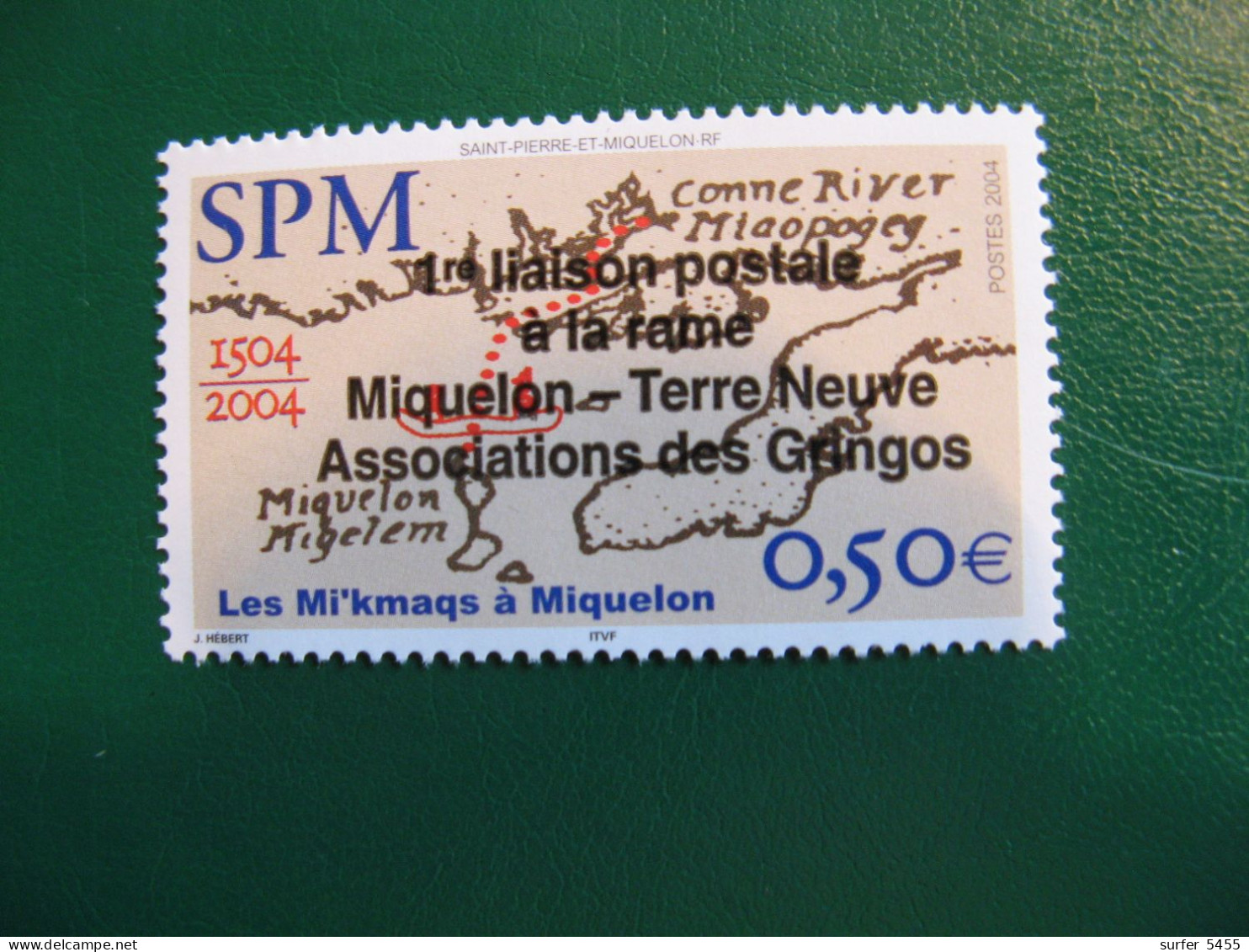 SAINT PIERRE ET MIQUELON YVERT POSTE ORDINAIRE N° 819 TIMBRE NEUF** LUXE - MNH - COTE 70,00 EUROS - Unused Stamps