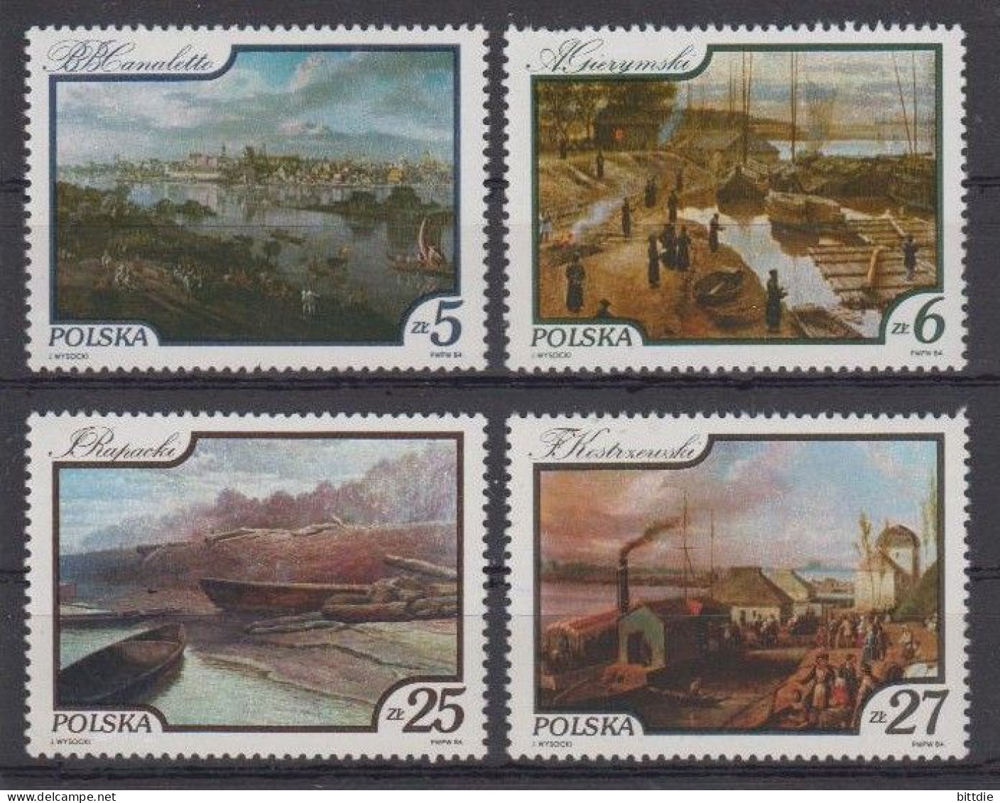 Polen , Gemälde  2921/24 , Xx   (A6.1736) - Unused Stamps