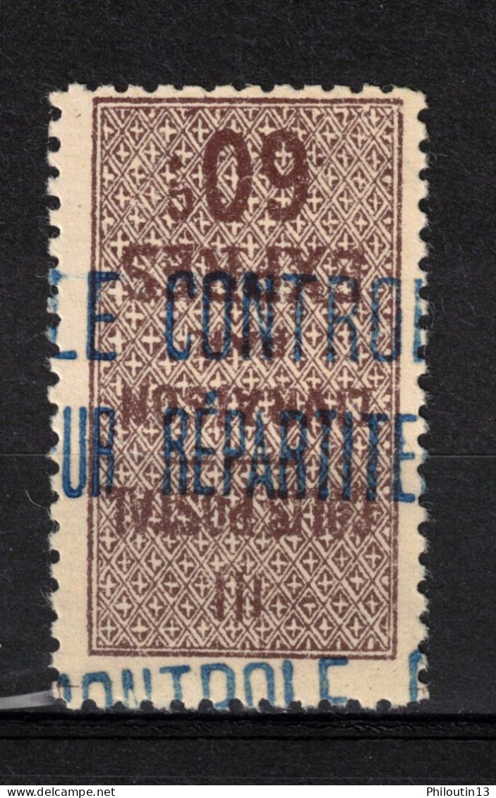 Algérie Colonies Françaises Colis Postaux Variété N° 9g ** / MNH  Scan Recto / Verso - Paketmarken