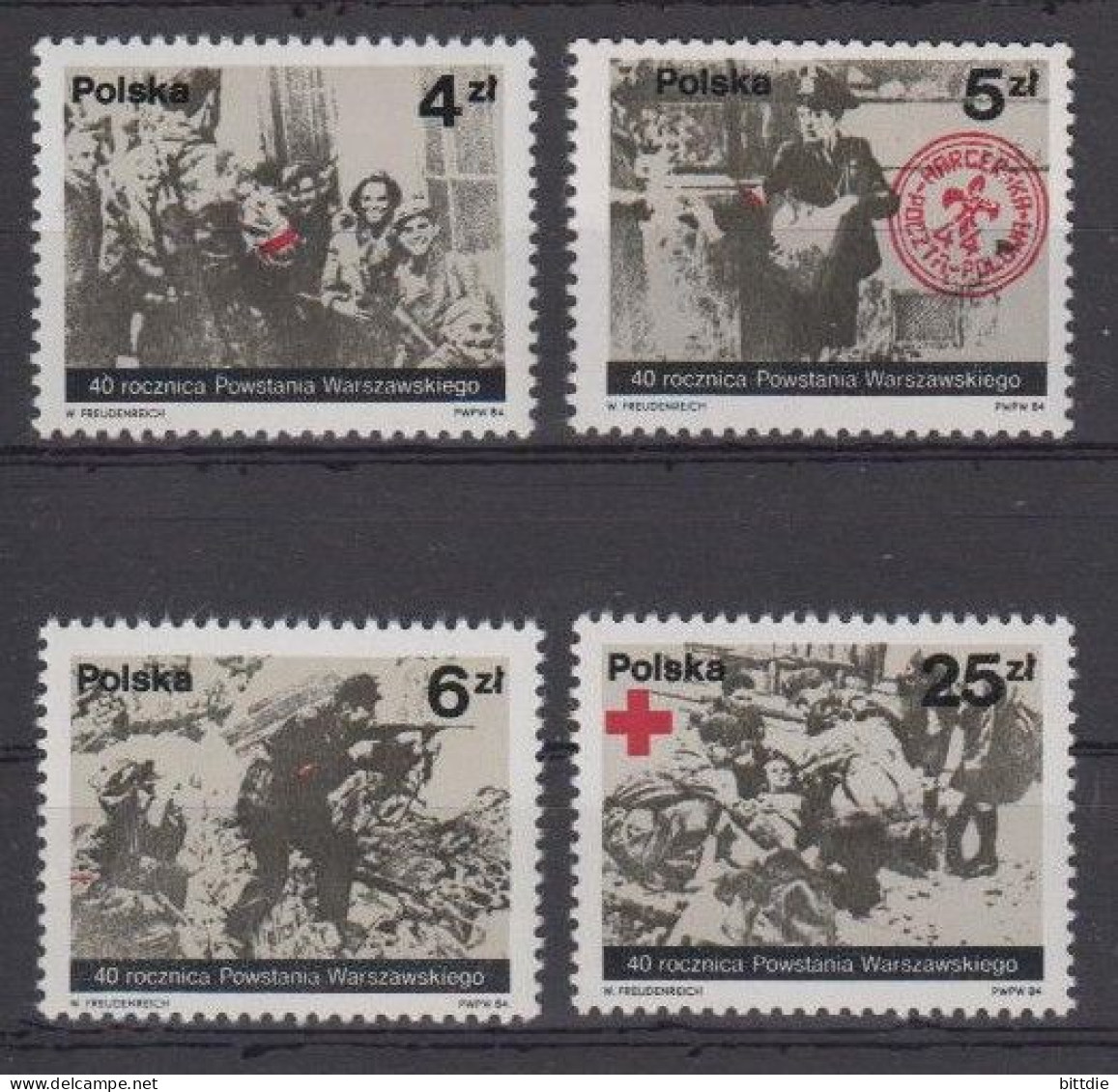 Polen  2930/33 , Xx   (A6.1739) - Unused Stamps