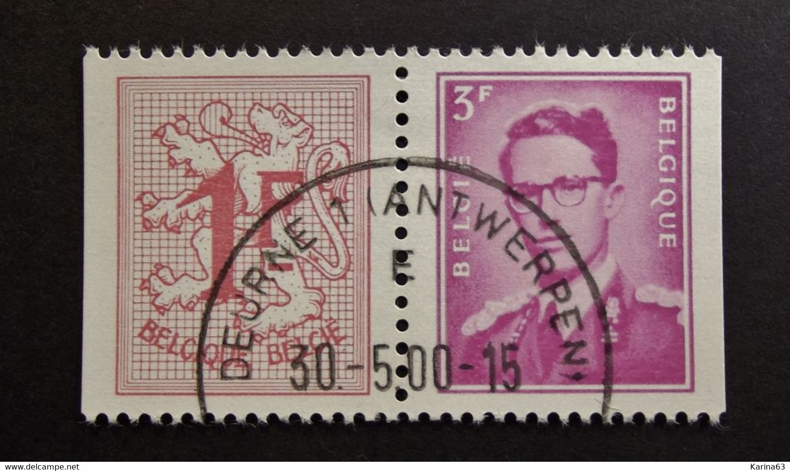 Belgie Belgique - 1969 - OPB/COB N° 1484 - 1485a  ( 2 Values )  - Postzegelboekje - Obl. - Used Stamps