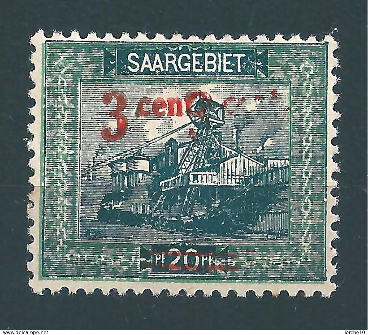 Saar MiNr. 70 DD **  Geprüft Ney BPP  (sab27) - Unused Stamps