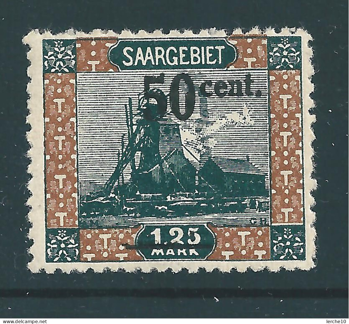 Saar MiNr. 78 VII *   (sab27) - Unused Stamps