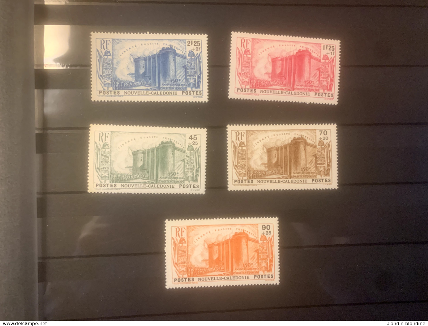 NOUVELLE-CALEDONIE YT 175 à 179 NEUF** TB - Unused Stamps