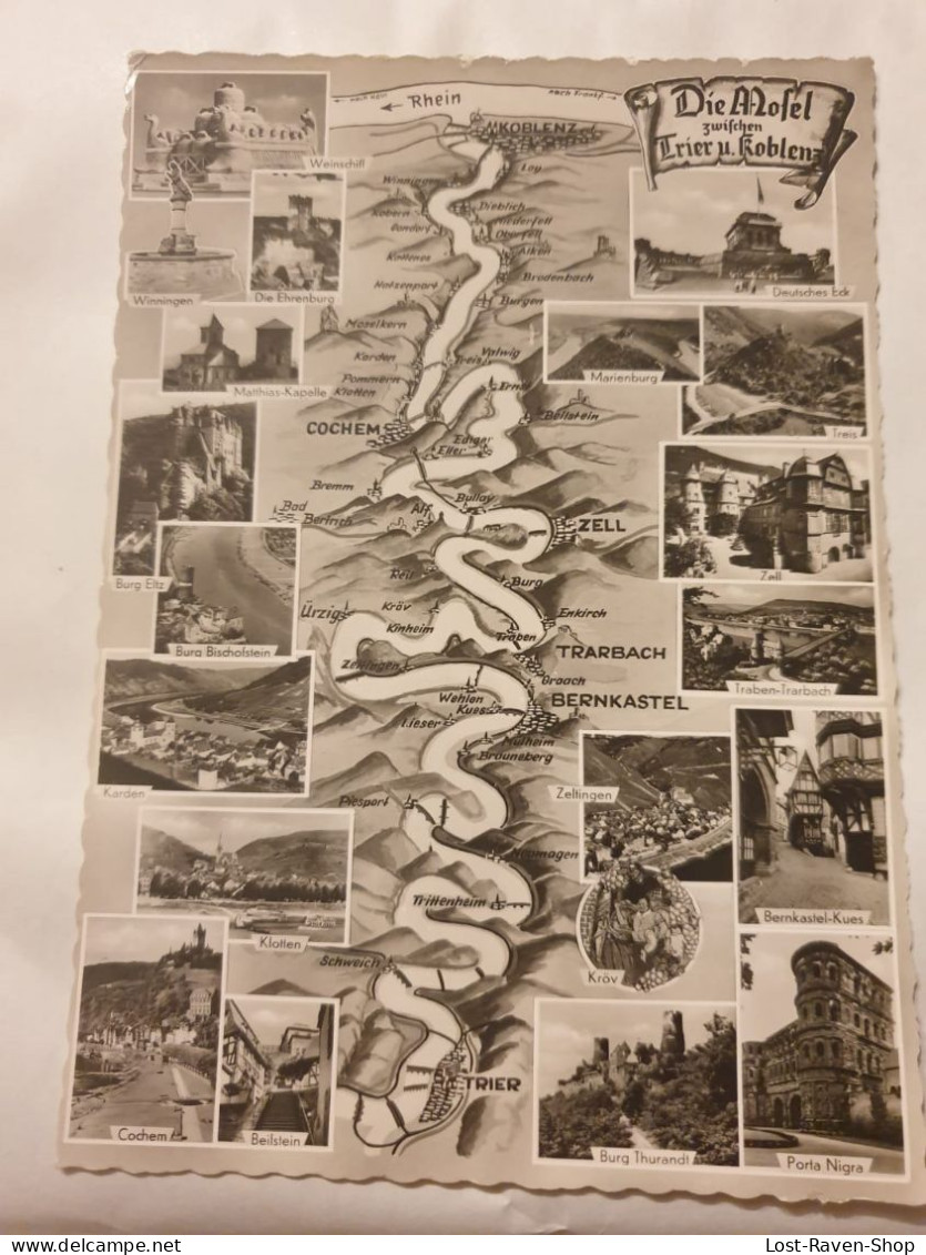 Die Mosel Zwischen Trier U Koblenz - Maps