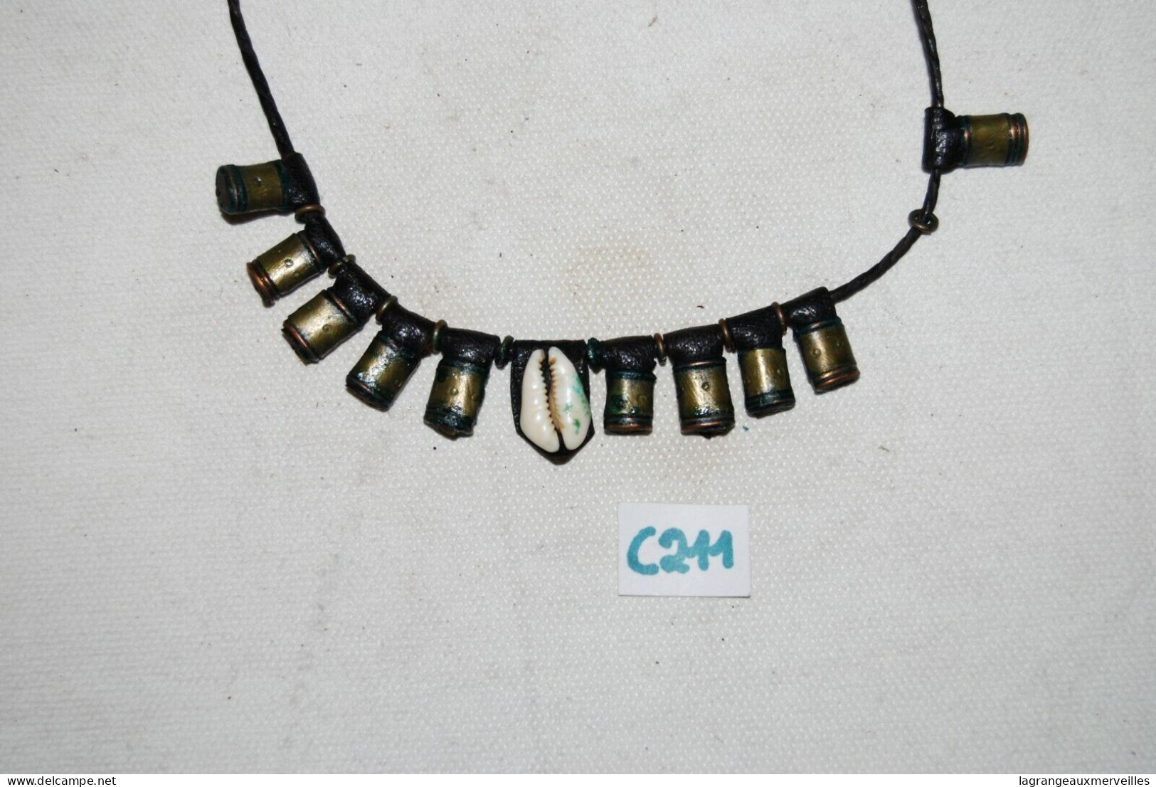 C211 Bijou - Ancien Collier Tribal - Africain - Zoulou - Necklaces/Chains