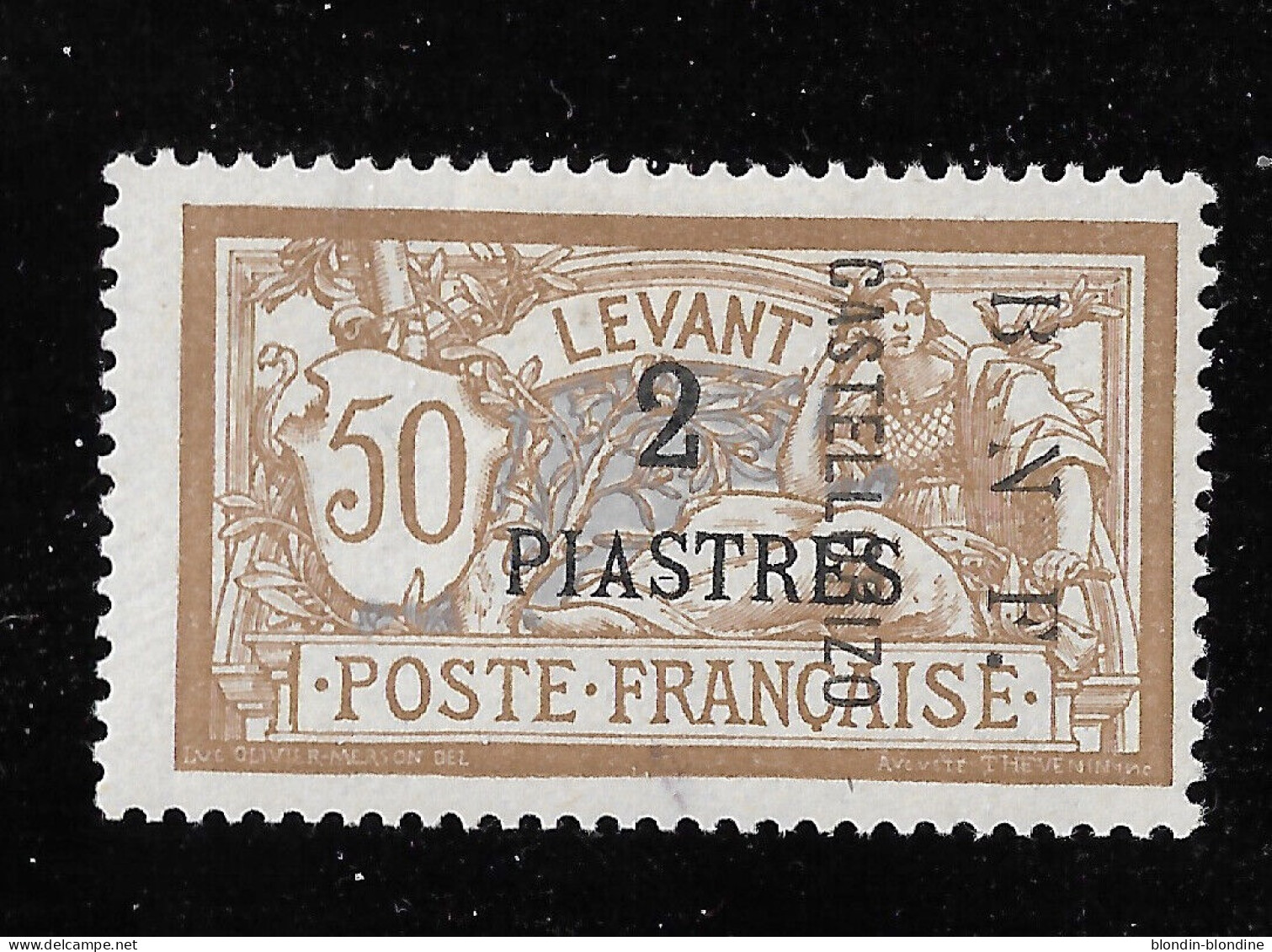 CASTELLORIZO YT 11 NEUF* TB ... VARIETE SANS POINT APRES N Et B ...SIGNé "ANCRE" - Unused Stamps