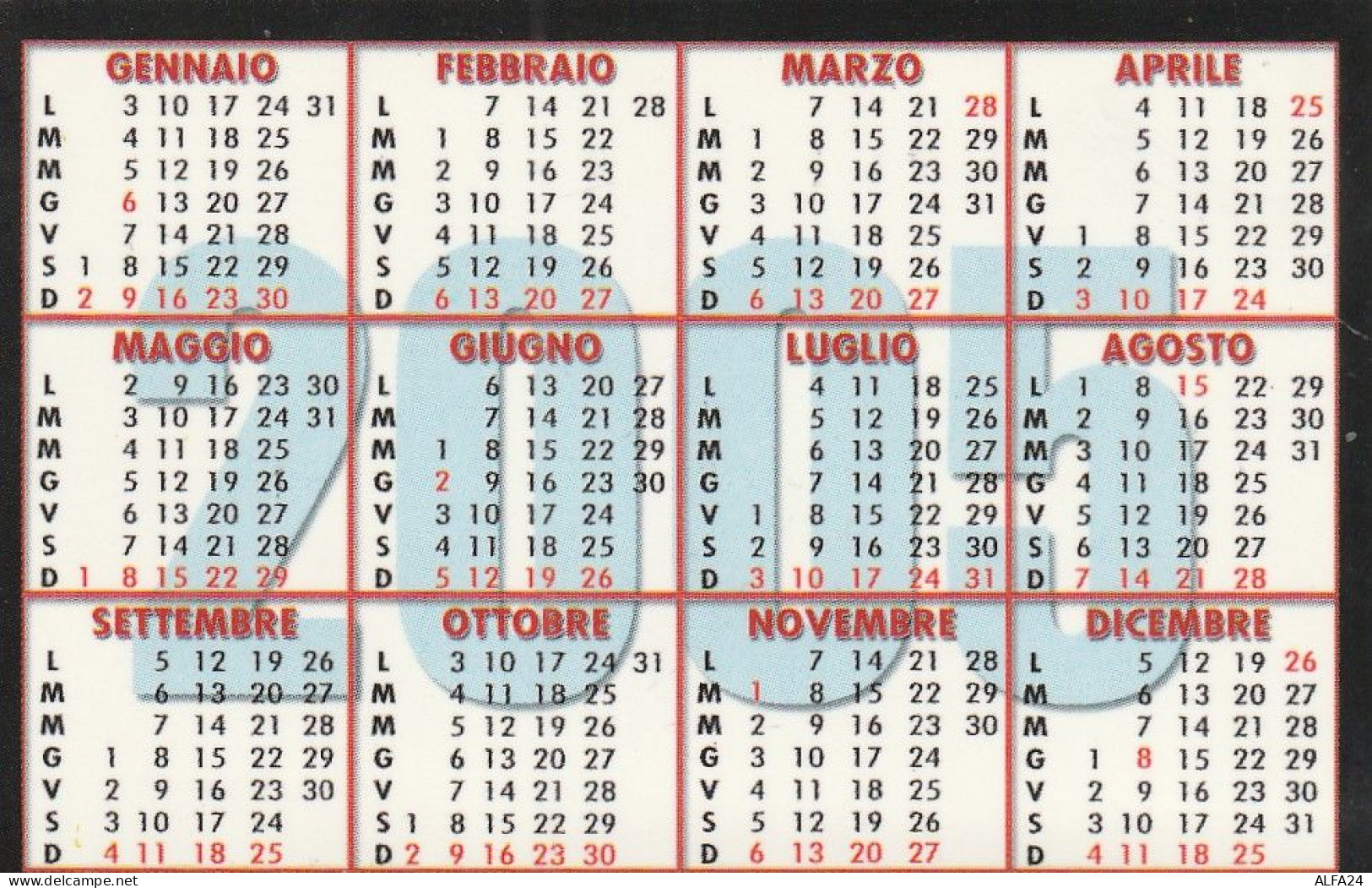 CALENDARIO 2005 FORMATO PICCOLO (MH488 - Formato Piccolo : 2001-...