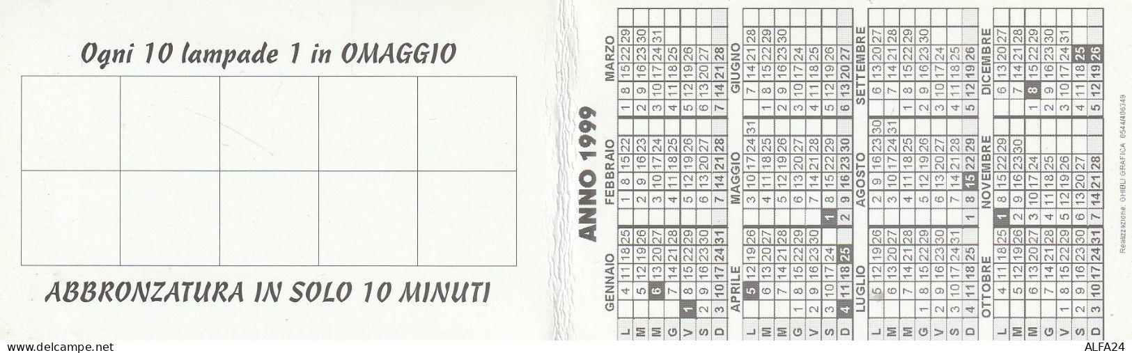 CALENDARIO 1999 FORMATO PICCOLO (MH483 - Formato Piccolo : 1991-00