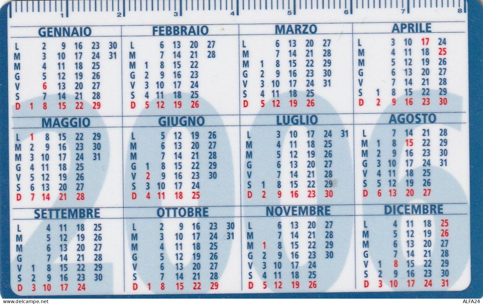 CALENDARIO 2008 FORMATO PICCOLO (MH450 - Tamaño Pequeño : 2001-...