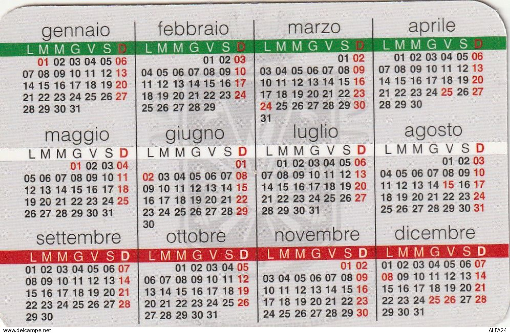 CALENDARIO 2008 FORMATO PICCOLO (MH445 - Tamaño Pequeño : 2001-...