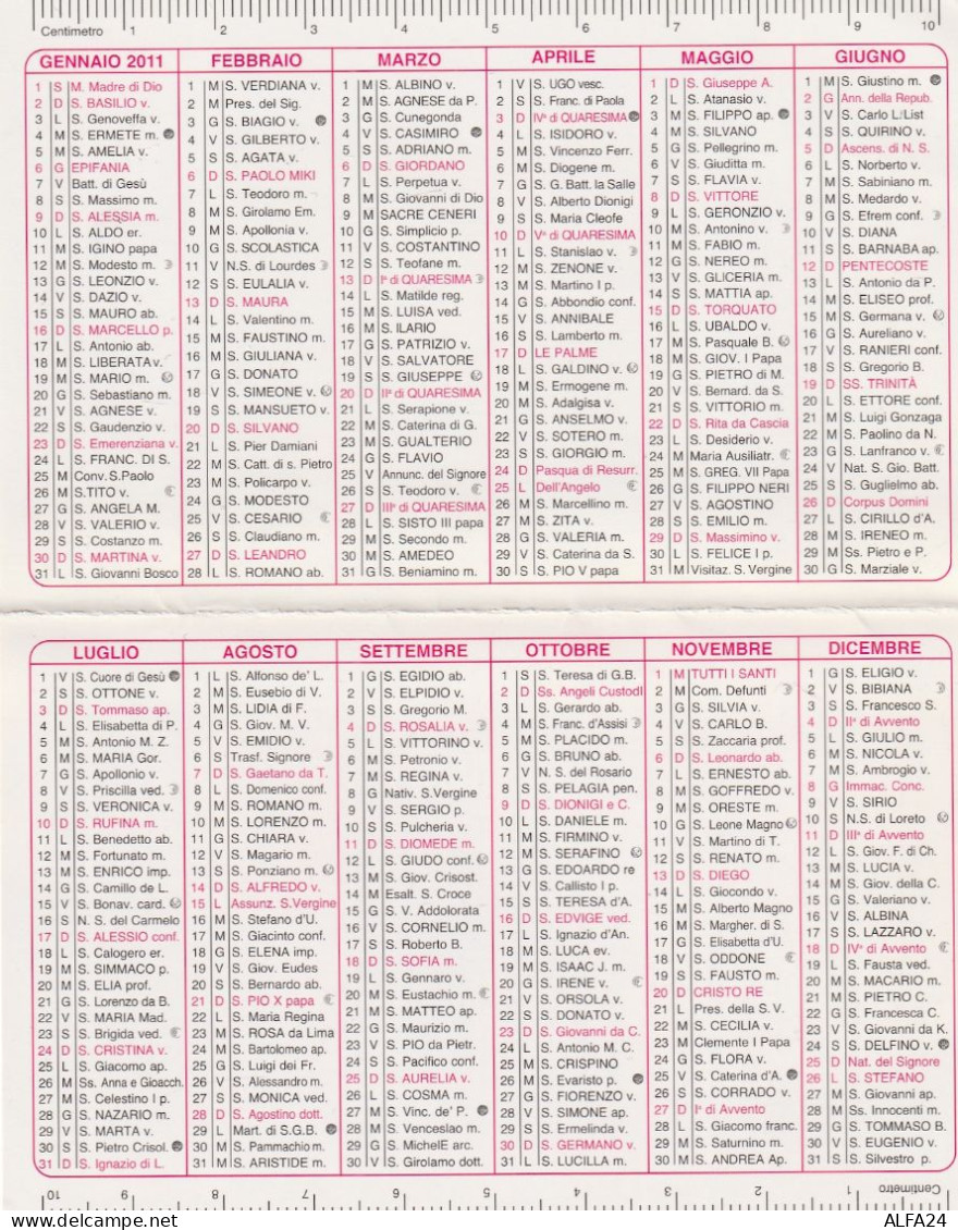 CALENDARIO 2011 FORMATO PICCOLO (MH434 - Petit Format : 2001-...