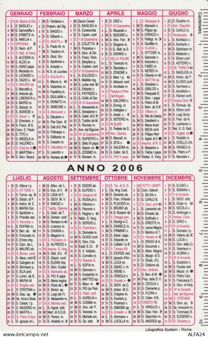 CALENDARIO 2006 FORMATO PICCOLO (MH425 - Tamaño Pequeño : 2001-...