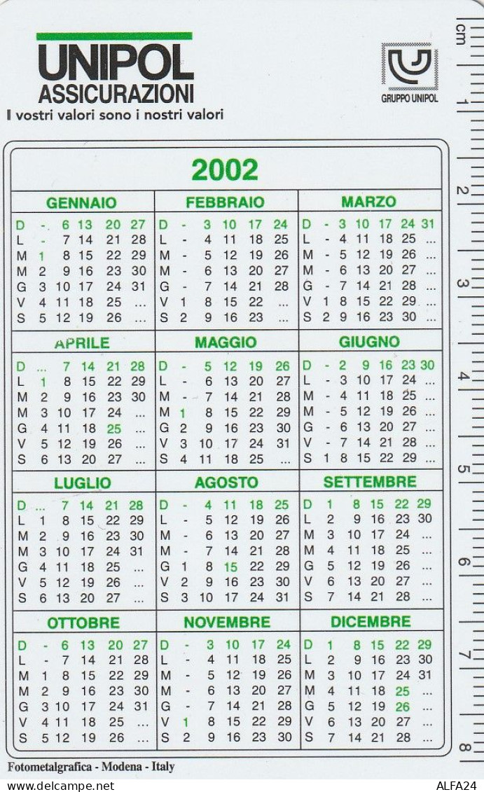 CALENDARIO 2002 FORMATO PICCOLO (MH394 - Tamaño Pequeño : 2001-...