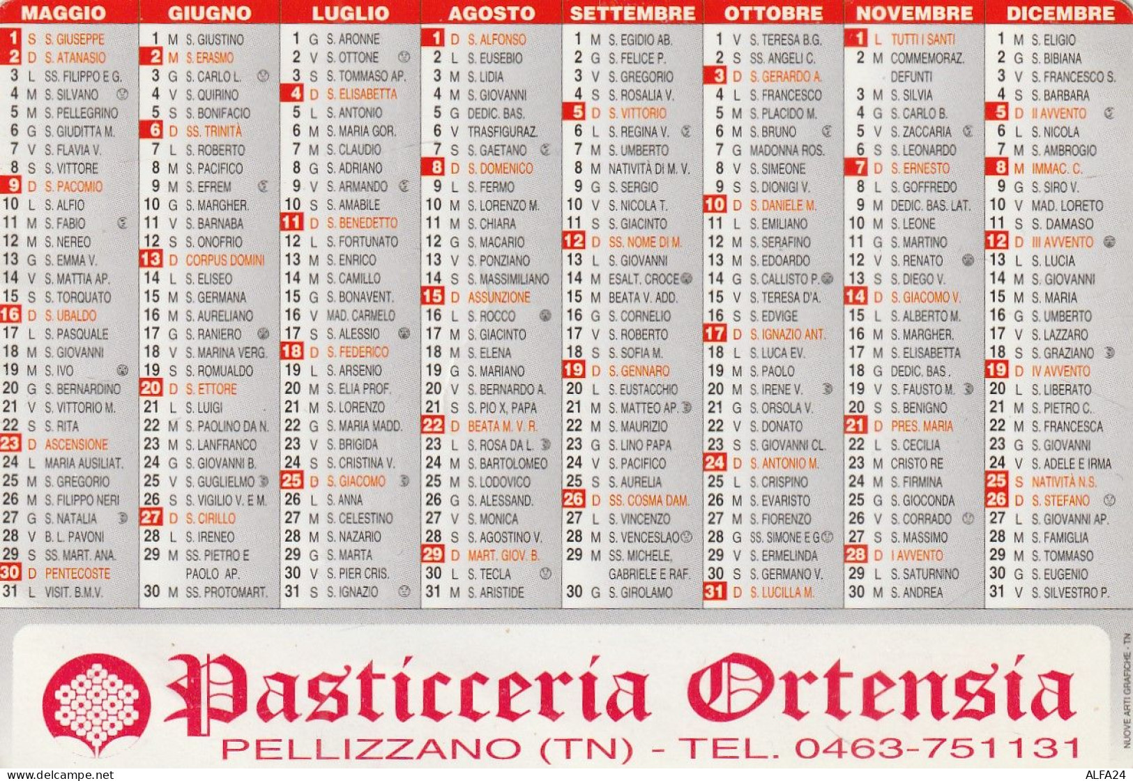 CALENDARIO 2004 FORMATO PICCOLO (MH391 - Tamaño Pequeño : 2001-...