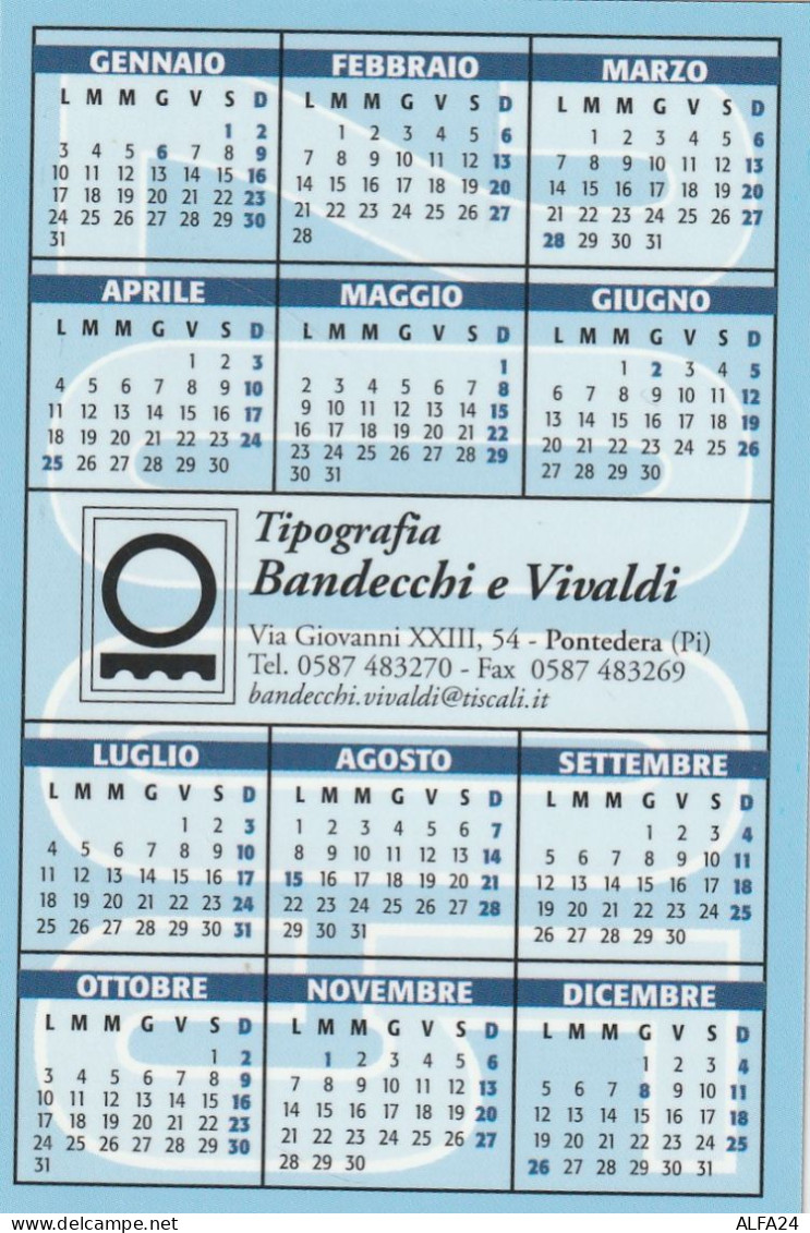 CALENDARIO 2005 FORMATO PICCOLO (MH345 - Tamaño Pequeño : 2001-...