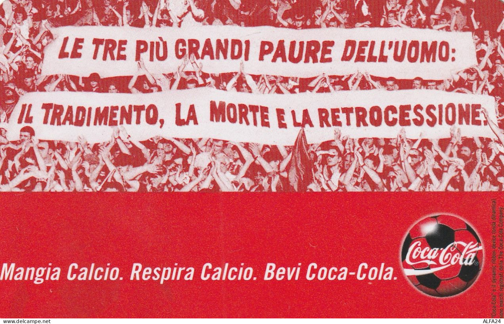 CALENDARIO CALCIO 96/7 FORMATO PICCOLO (MH347 - Altri & Non Classificati