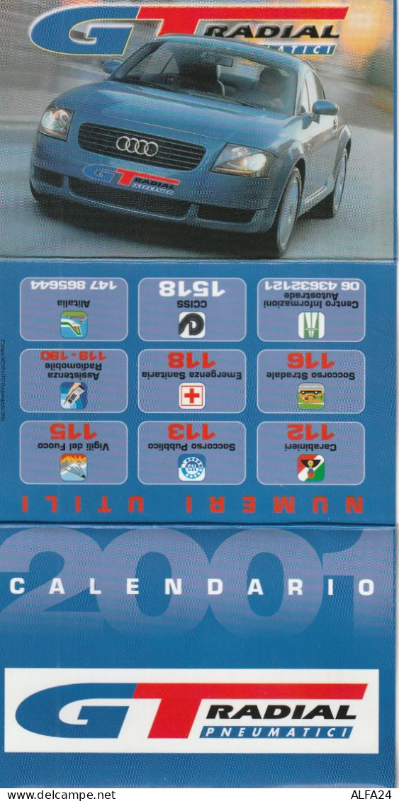 CALENDARIO 2001 FORMATO PICCOLO (MH288 - Tamaño Pequeño : 2001-...