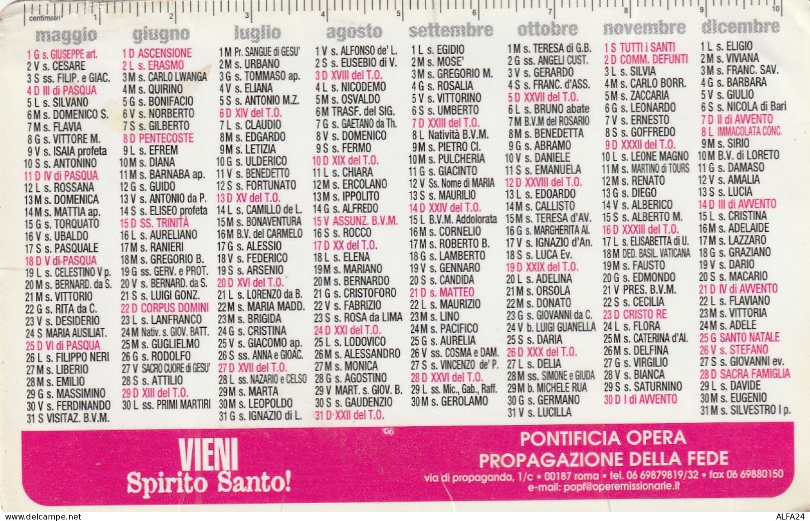 CALENDARIO 2003 FORMATO PICCOLO (MH291 - Tamaño Pequeño : 2001-...