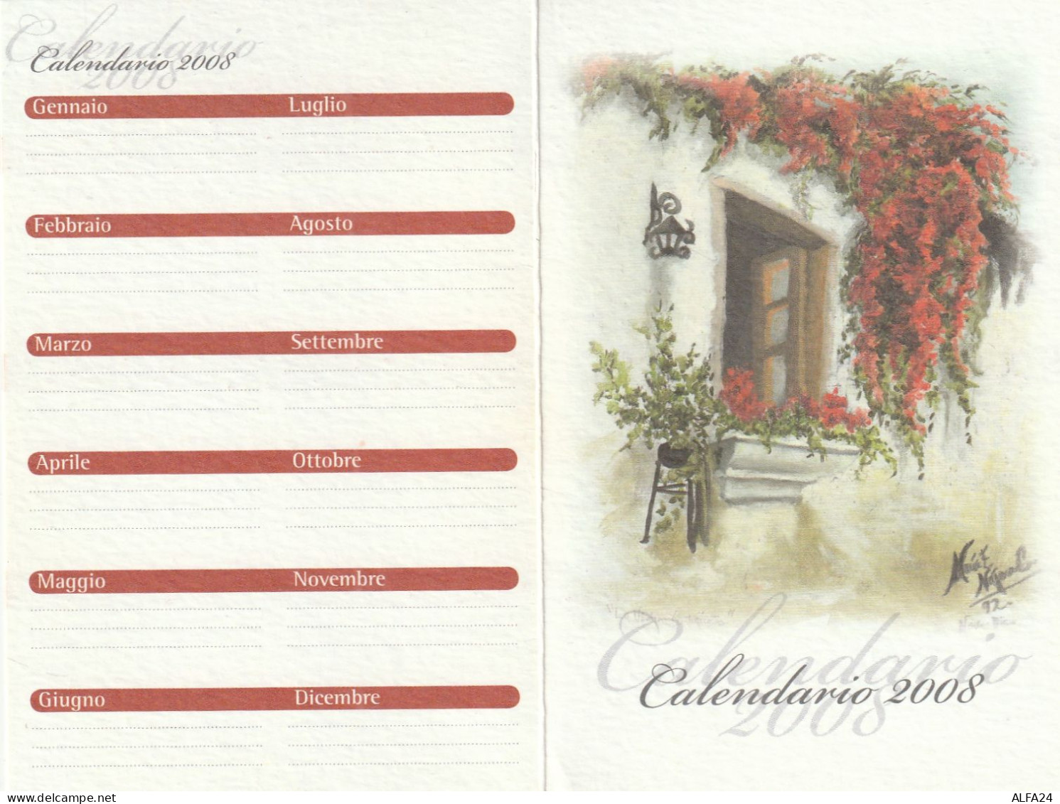 CALENDARIO 2008 FORMATO PICCOLO (MH267 - Petit Format : 2001-...