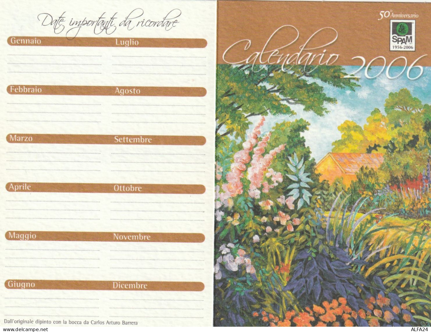 CALENDARIO 2006 FORMATO PICCOLO (MH252 - Klein Formaat: 2001-...