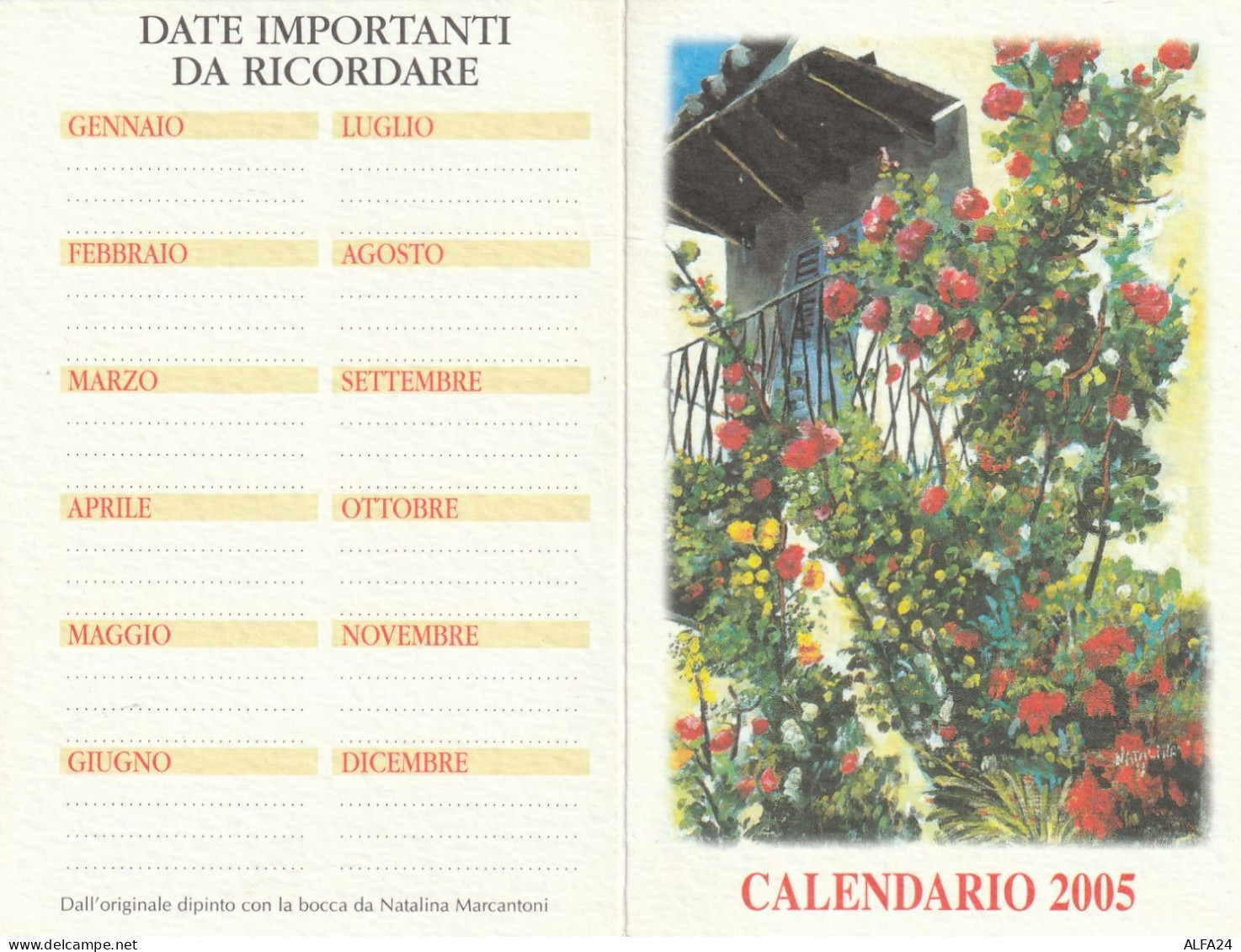 CALENDARIO 2005 FORMATO PICCOLO (MH238 - Klein Formaat: 2001-...