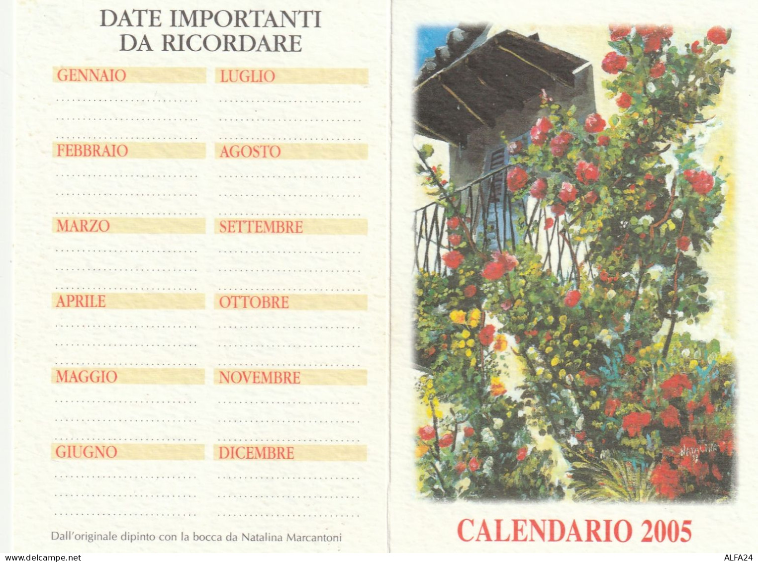 CALENDARIO 2005 FORMATO PICCOLO (MH239 - Petit Format : 2001-...