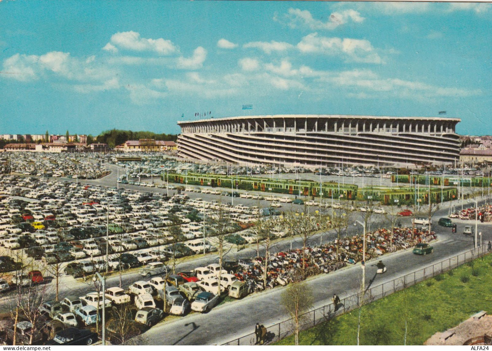 CARTOLINA MILANO STADIO S.SIRO (MH55 - Estadios