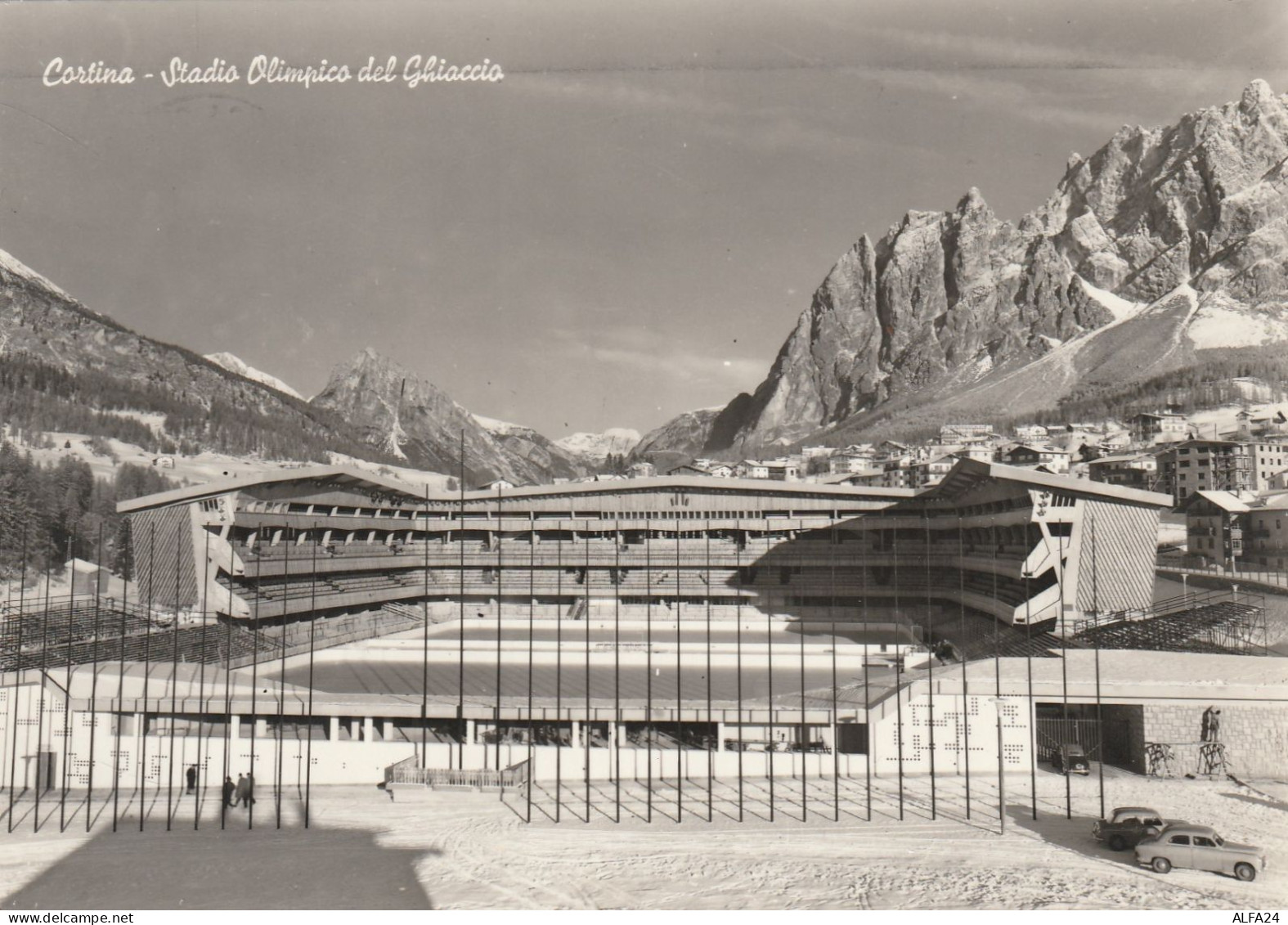 CARTOLINA CORTINA STADIO OLIMPICO (MH57 - Stadions