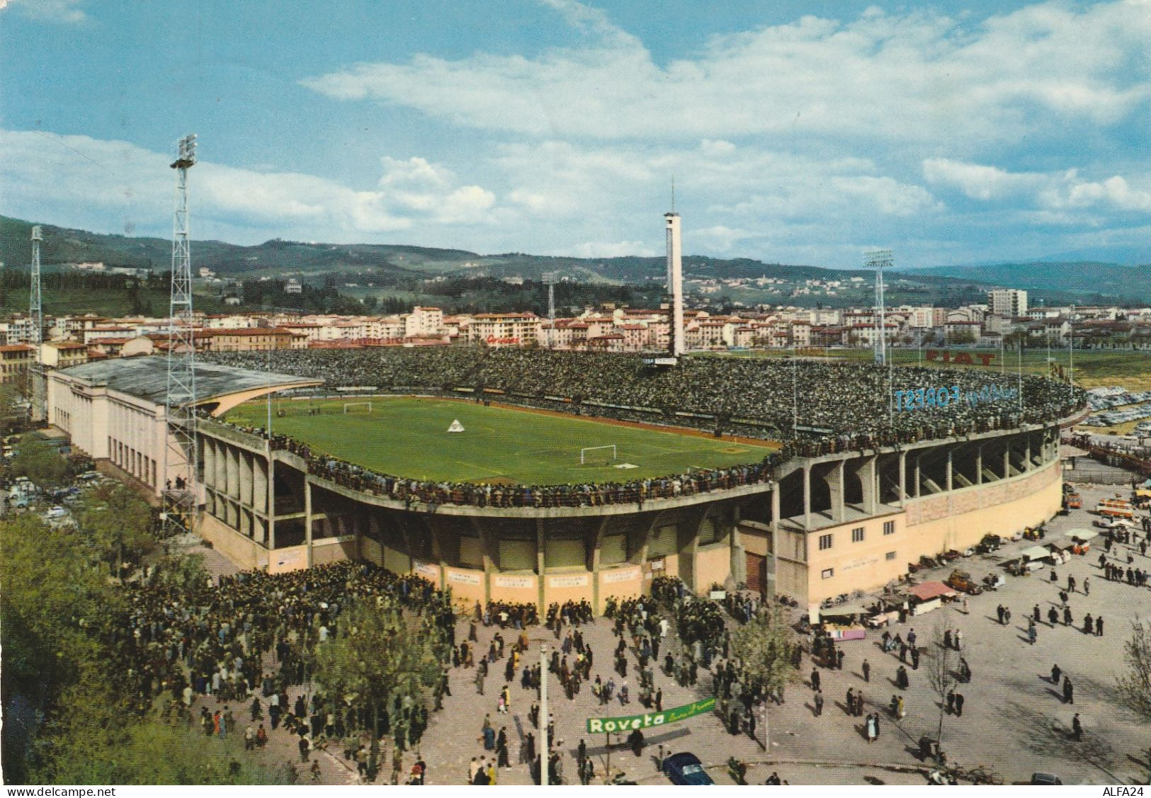 CARTOLINA STADIO COMUNALE FIRENZE (MH35 - Stadi