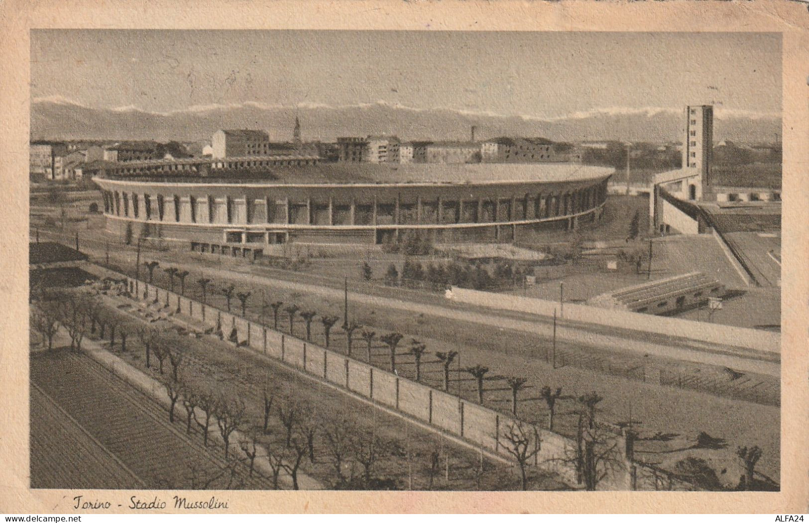 CARTOLINA TORINO STADIO MUSSOLINI (MH22 - Stadions