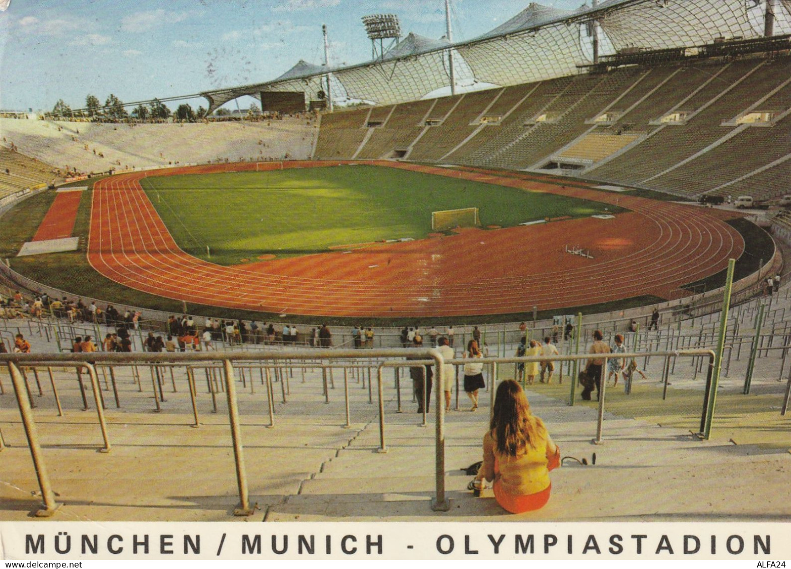 CARTOLINA STADIO MUNICH OLIMPIADI (MH26 - Estadios