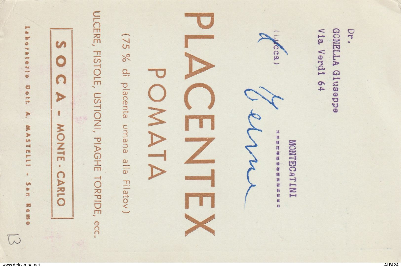 MAXIMUM CARD MONACO 1957 (MH13 - Cartes-Maximum (CM)