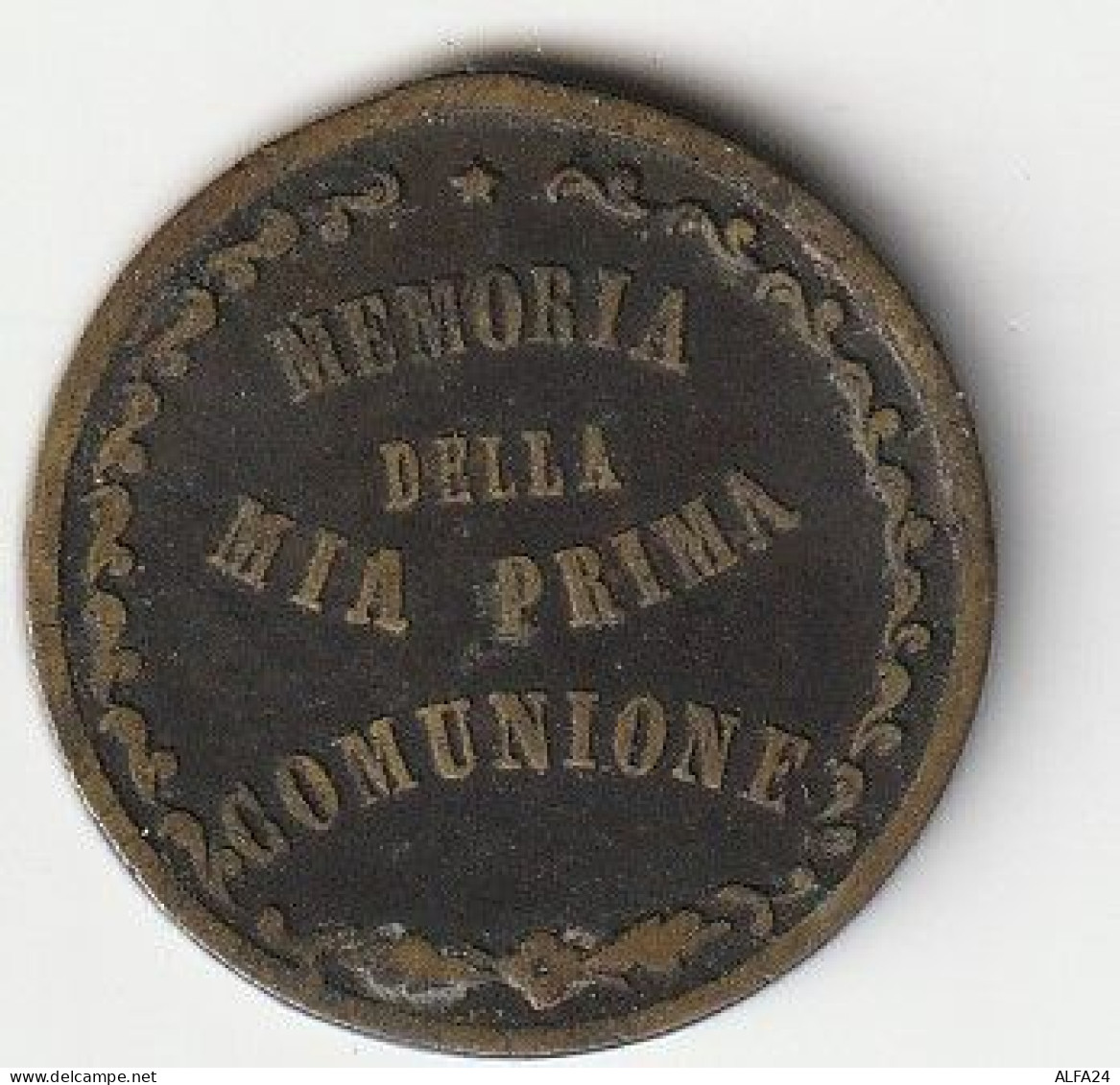 MEDAGLIA RICORDO PRIMA COMUNIONE (MHM47 - Otros & Sin Clasificación