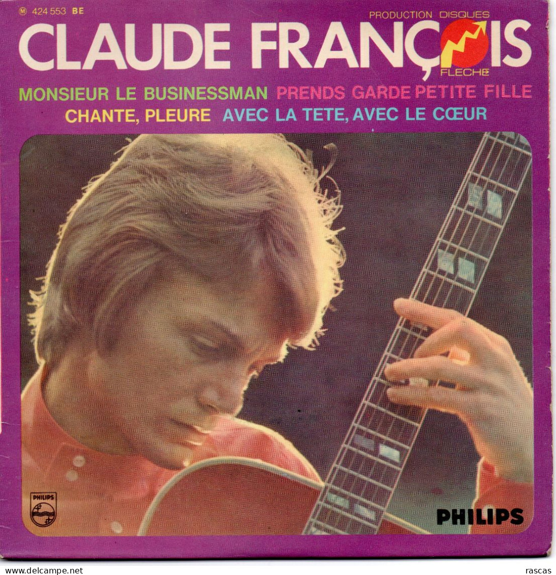 DISQUE VINYL 45 T DU CHANTEUR FRANCAIS CLAUDE FRANCOIS - MONSIEUR LE BUSINESSMAN - Autres - Musique Française