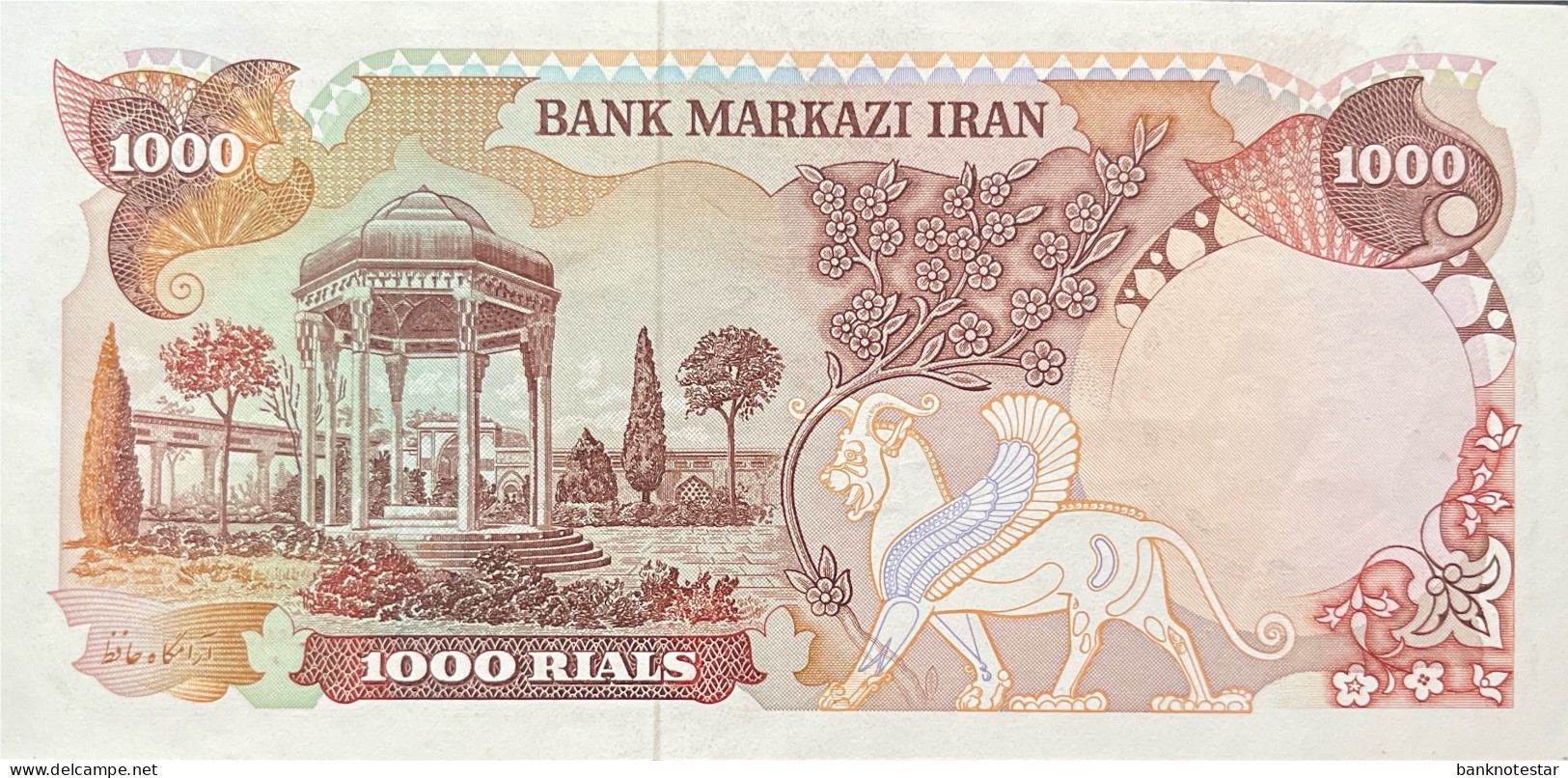 Iran 1.000 Rials, P-105d (1974) - XF - Iran