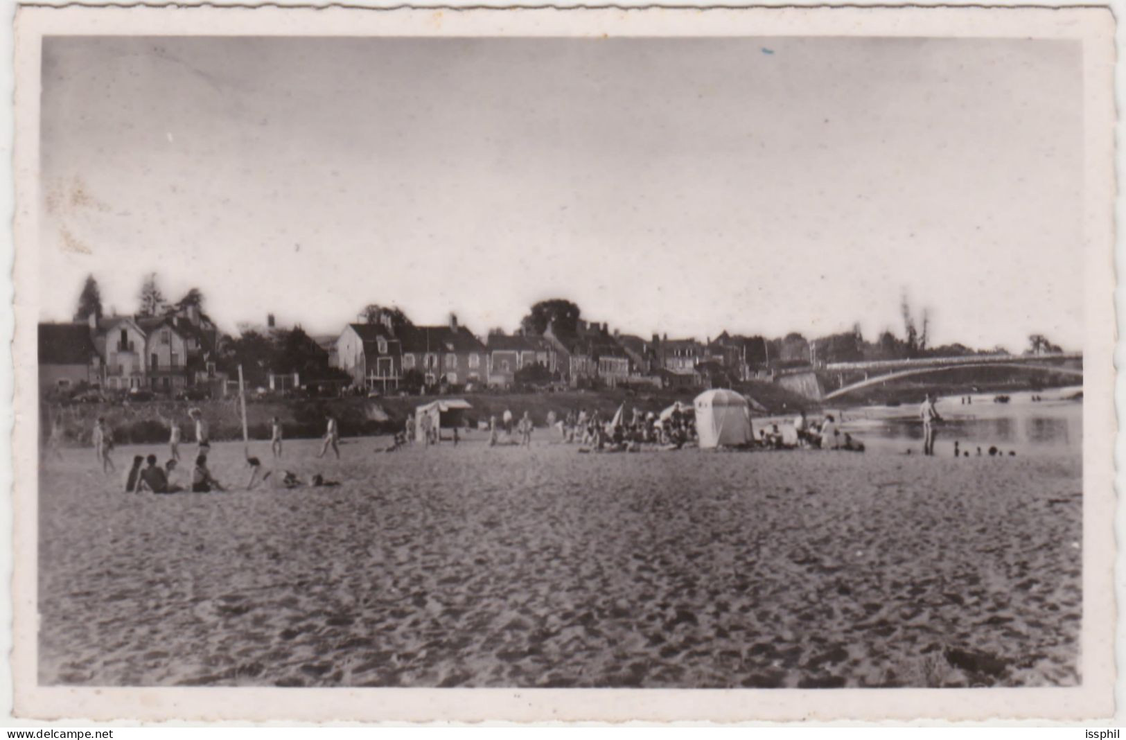 CPSM - PF - Saint Satur - Saint Thibault (Cher) La Plage - Saint-Satur