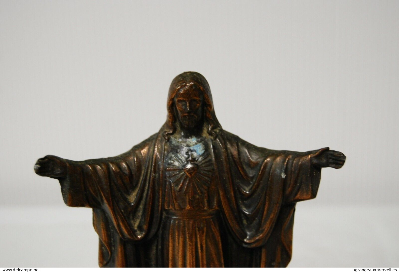 C211 Statuette Du Christ - Jésus - Objet Religieux - Religiöse Kunst